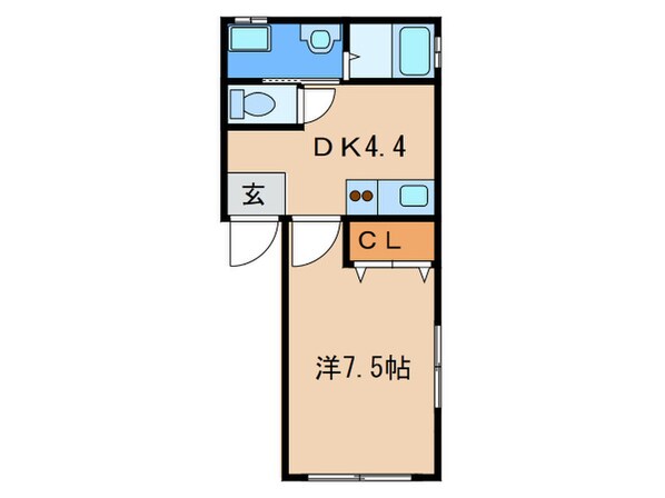 ハイツ高浜　B棟の物件間取画像